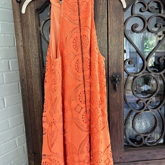 Judith March melon trapeze halter dress - Picture 4 of 4